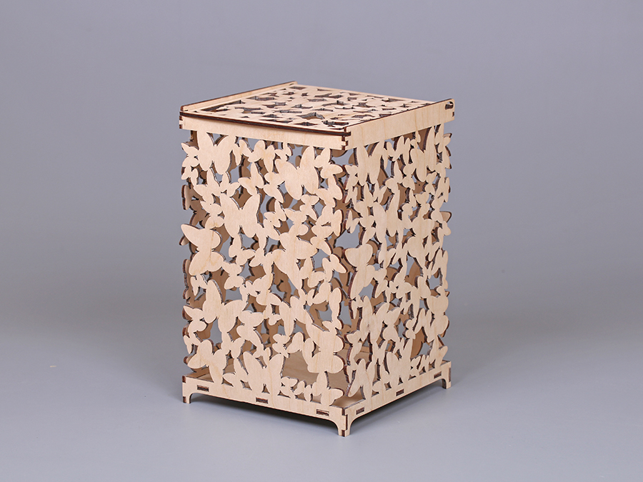 декоративный ящик из фанеры