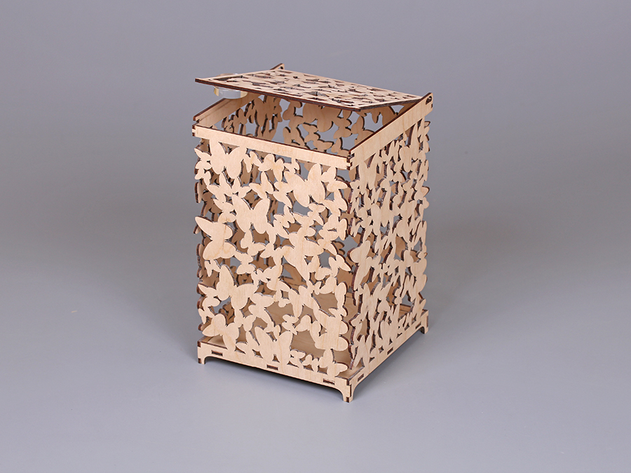 декоративный ящик из фанеры