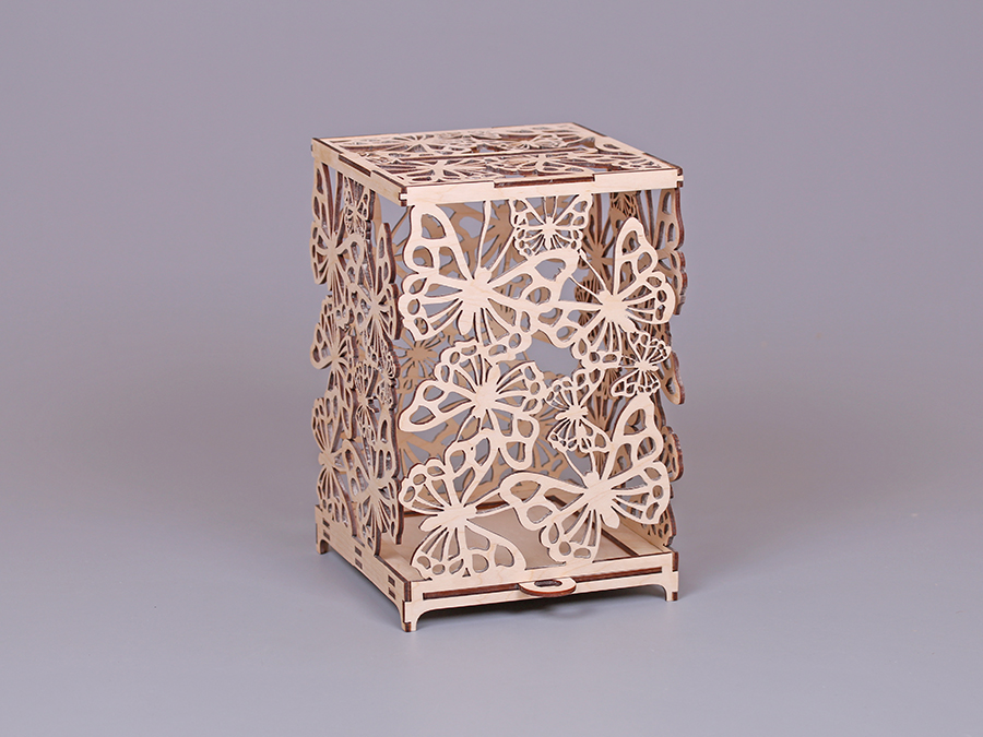 декоративный ящик из фанеры