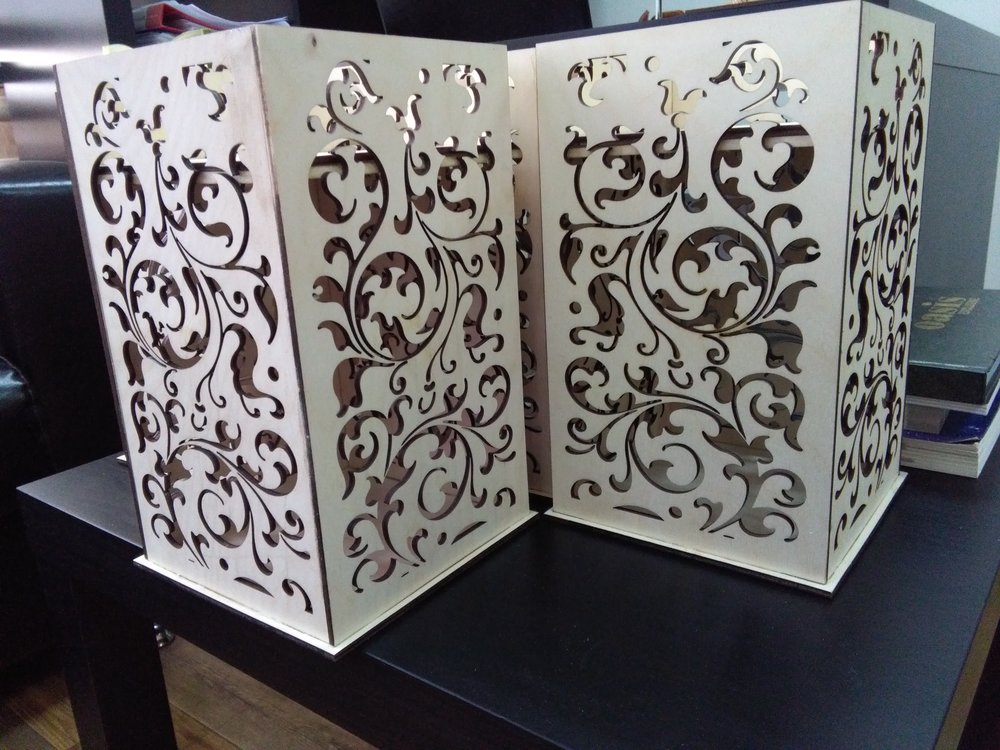 декоративный ящик из фанеры