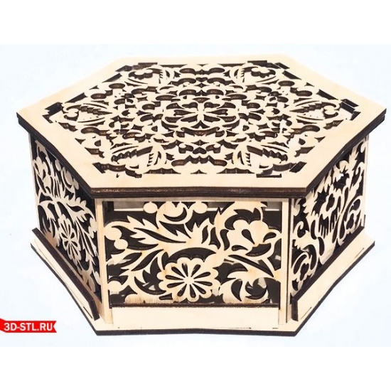 декоративный ящик из фанеры