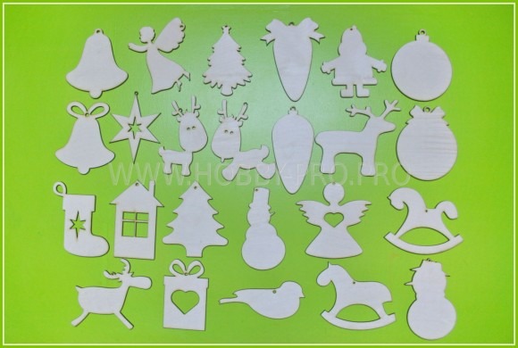 деревянные елочные игрушки